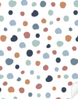 Kura Bed Abstract Dots Warm Decals