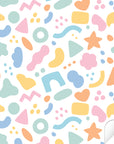 Trofast Tub Abstract Shapes Bright Decals