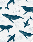 Kura Bed Dreamy Whales Decals