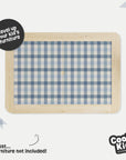 Flisat Table Gingham Blue Decal