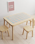 Flisat Table Gingham Multi Decal