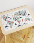 Flisat Table World Map Decal