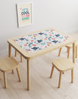 Flisat Table Cheerful Sea Creatures Decal