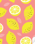 Latt Table Fruity Lemons Decal