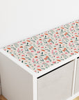 Kallax Shelf Elegant Florals Decal