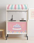 Duktig Kitchen Ice Cream Cart - Pink Decals