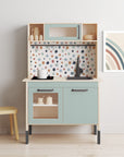 Duktig Kitchen Abstract Dots Warm - Blue Base Decals