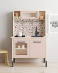 Duktig Kitchen Elegant Florals - Pink Base Decals