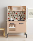 Duktig Kitchen Leafy Ladybirds - Tan Base Decals