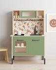 Duktig Kitchen Fruity Peaches - Green Base Decals