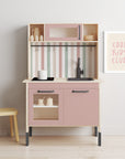 Duktig Kitchen Stripes Neutral - Pink Base Decals