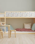 Kura Bed Abstract Dots Warm Decals