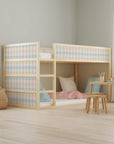 Kura Bed Gingham Multi Decals