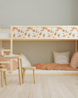 Kura Bed Fruity Peaches Decals