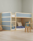 Kura Bed Scallops Blue Decals