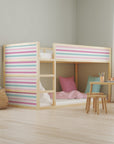 Kura Bed Stripes Pink Decals