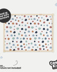 Latt Table Abstract Dots Warm Decal