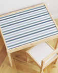 Latt Table Stripes Blue Decal