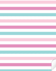 Latt Table Stripes Pink Decal