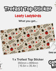 Trofast Top Leafy Ladybirds Decal