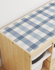 Trofast Top Gingham Blue Decal