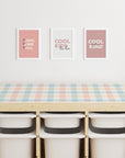 Trofast Top Gingham Multi Decal