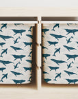 Trofast Tub Dreamy Whales Decals