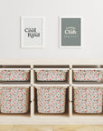 Trofast Tub Elegant Florals Decals