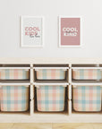 Trofast Tub Gingham Multi Decals