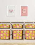 Trofast Tub Fruity Lemons Decals