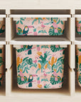 Trofast Tub Tropical Paradise Decals